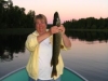 Happy camper fisherman