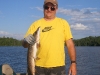 Happy fisherman