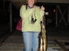 A heavy stringer of fish
