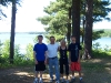 Keith and family at camp
