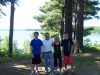 Keith and family at camp