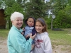 Marsha and grandkids