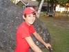 Biking around camp
